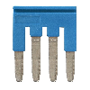 Pontage sécable bleu, 4 pôles, pour bornes Push-In + de 2,5mm² - XW5S-P2.5-4BL Pontage sécable bleu, 4 pôles, pour bornes Push-In + de 2,5mm² - XW5S-P2.5-4BL