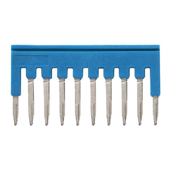 Pontage sécable bleu, 10 pôles, pour bornes Push-In + de 1,5mm² - XW5S-P1.5-10BL Pontage sécable bleu, 10 pôles, pour bornes Push-In + de 1,5mm² - XW5S-P1.5-10BL-Lire la description