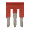 Pontage sécable rouge, 3 pôles, pour bornes Push-In + de 4,0mm² - XW5S-P4.0-3RD Pontage sécable rouge, 3 pôles, pour bornes Push-In + de 4,0mm² - XW5S-P4.0-3RD