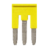 Pontage sécable jaune, 3 pôles, pour bornes Push-In + de 2,5mm² - XW5S-P2.5-3YL Pontage sécable jaune, 3 pôles, pour bornes Push-In + de 2,5mm² - XW5S-P2.5-3YL