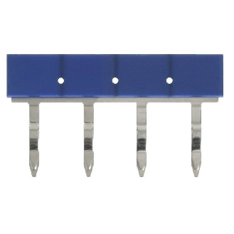 Pontage pour G2RV-SR/G3RV-SR pas de 6,2mm, 4 pôles, bleu - PYDN-6.2-040S-Lire la description