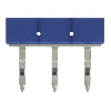 Pontage pour G2RV-SR/G3RV-SR pas de 6,2mm, 3 pôles, bleu - PYDN-6.2-030S Pontage pour G2RV-SR/G3RV-SR pas de 6,2mm, 3 pôles, bleu - PYDN-6.2-030S