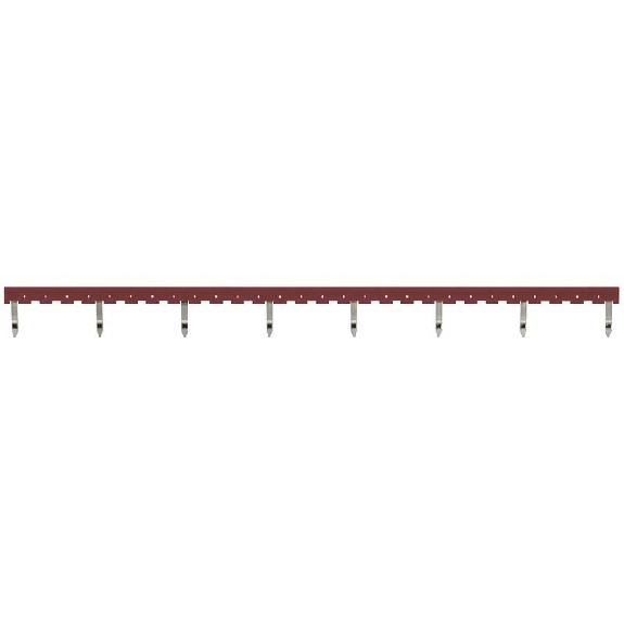 Pontage pour PYF-PU: Barrette au pas de 31.0mm, 8 pôles, rouge - PYDN-31.0-080R-Lire la description