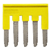 Pontage sécable jaune, 5 pôles, pour bornes Push-In + de 2,5mm² - XW5S-P2.5-5YL Pontage sécable jaune, 5 pôles, pour bornes Push-In + de 2,5mm² - XW5S-P2.5-5YL