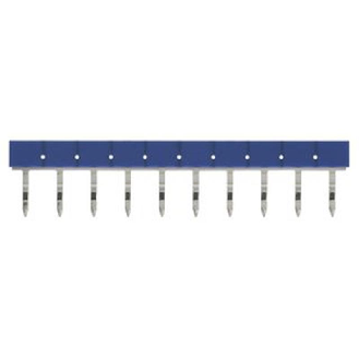 Pontage pour G2RV-SR/G3RV-SR pas de 6,2mm, 10 pôles, bleu - PYDN-6.2-100S-Lire la description