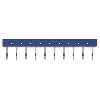 Pontage pour G2RV-SR/G3RV-SR pas de 6,2mm, 10 pôles, bleu - PYDN-6.2-100S