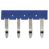 Pontage pour PYF-PU/P2RF-PU pas 7.75mm, 4 pôles, bleu - PYDN-7.75-040S