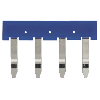 Pontage pour PYF-PU/P2RF-PU pas 7.75mm, 4 pôles, bleu - PYDN-7.75-040S-Lire la description
