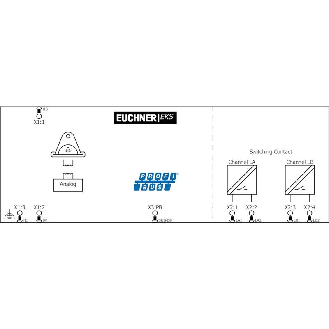 Serrure avec interface PROFIBUS DP version FSA - EKS-A-IDXA-G01-ST09/03/04-Lire la description