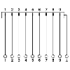 Module VARIOFACE, Bornes à vis / Sub-D mâle 9 points - FLKM-D 9 SUB/S Module VARIOFACE, Bornes à vis / Sub-D mâle 9 points - FLKM-D 9 SUB/S