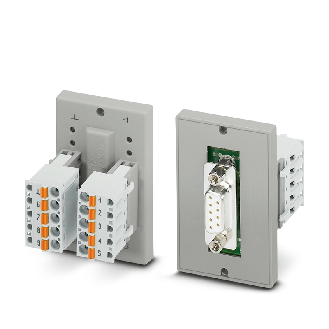 Module traversant VARIOFACE Bornes Push-in / D-SUB-9 femelle - DFLK-D 9 SUB/F/FKCT-Lire la description