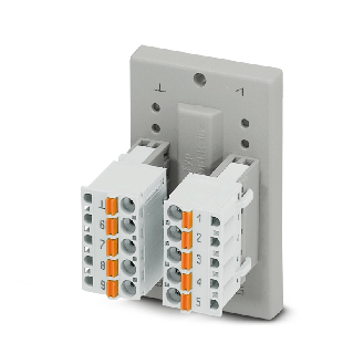 Module traversant VARIOFACE Bornes Push-in / D-SUB-9 femelle - DFLK-D 9 SUB/F/FKCT-Lire la description