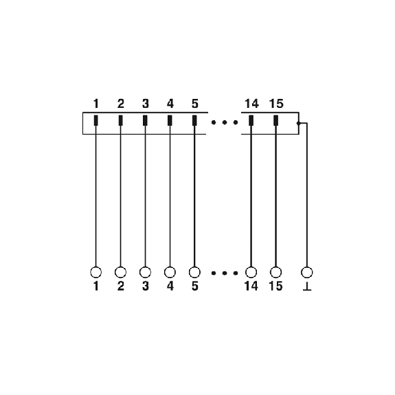 Module VARIOFACE 2 étages, Push-in - D15SUB/F - VIP-2/PT/D15SUB/F Module VARIOFACE 2 étages, Push-in - D15SUB/F - VIP-2/PT/D15SUB/F-Lire la description