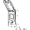 Cadre simple transparent - Fermeture Daimler pour Modlink MSDD - 4000-68512-0000003
