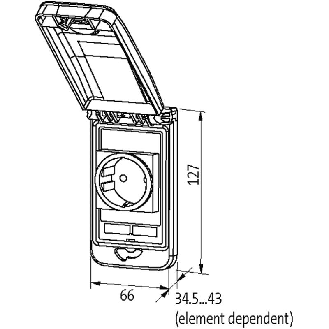 Cadre simple transparent - Fermeture Daimler pour Modlink MSDD - 4000-68512-0000003-Lire la description
