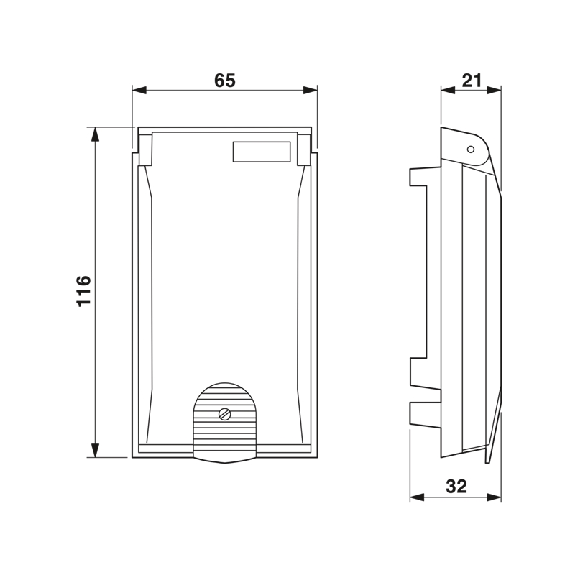 Cadre d'encastrement, pour 1 plaque frontale ou prise - VS-SI-EB-EMV-1 Cadre d'encastrement, pour 1 plaque frontale ou prise - VS-SI-EB-EMV-1-Lire la description