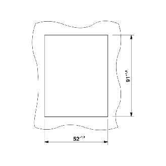Cadre d'encastrement, pour 1 plaque frontale ou prise - VS-SI-EB-EMV-1-Lire la description