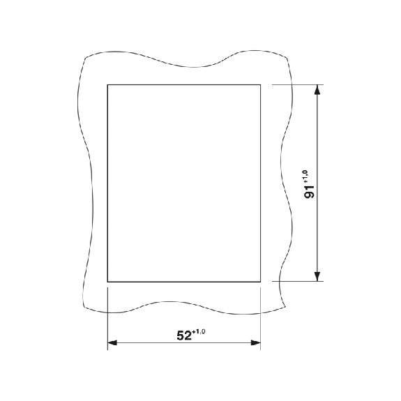 Cadre d'encastrement pour une face avant/prise - SI-M1A Cadre d'encastrement pour une face avant/prise - SI-M1A-Lire la description