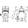 Embase en saillie (2 entrées de câble, double levier, haute), PG21 - 70136200 | EPIC H-B 24 SGRLH 21