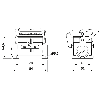 Embase en saillie avec couvercle B6, avec étrier longitudinal, 2xPG16 - HC-STA-B06-SLWSC-2SSP16-ELC-AL Embase en saillie avec couvercle B6, avec étrier longitudinal, 2xPG16 - HC-STA-B06-SLWSC-2SSP16-ELC-AL