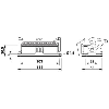 Embase en plastique, B16, avec couvercle de protection - HC-EVO-B16-BWSC-PLRBK Embase en plastique, B16, avec couvercle de protection - HC-EVO-B16-BWSC-PLRBK