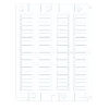 Repères pour tubes fils lg 15mm (Boite de 2000p) - NUT15 [NUT/15]