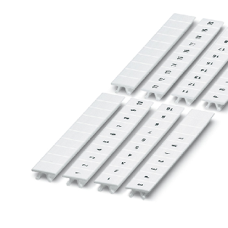 Repérage ZB, Rubans, blanc, vierge, 6,15x10,5mm - ZB 6:UNBEDRUCKT-Lire la description