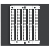 Cartes pré-imprimées numéros horizontaux de 31 à 40 (Boite de 500p) - NU0851540 [CNU/8/51/540]