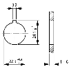 Support, +étiquette, OFF ON - M22S-ST-GB10 Support, +étiquette, OFF ON - M22S-ST-GB10
