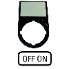 Support, +étiquette, OFF ON - M22S-ST-GB10 Support, +étiquette, OFF ON - M22S-ST-GB10