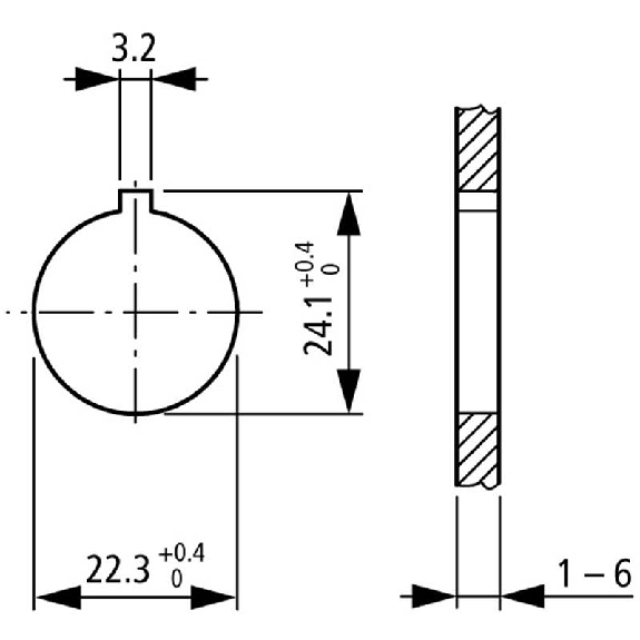Support, +étiquette, OFF ON - M22S-ST-GB10 Support, +étiquette, OFF ON - M22S-ST-GB10-Lire la description