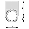 Support, +étiquette, OFF ON - M22S-ST-GB10 Support, +étiquette, OFF ON - M22S-ST-GB10