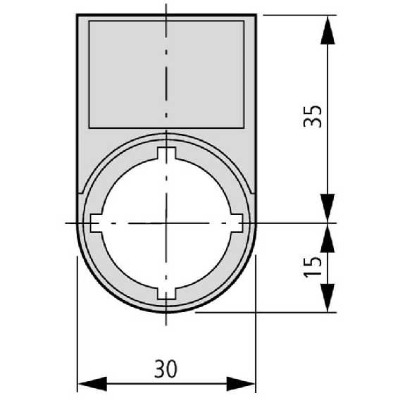 Support, +étiquette, OFF ON - M22S-ST-GB10 Support, +étiquette, OFF ON - M22S-ST-GB10-Lire la description