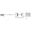 JST Fem Droit 8p/M23 Mâle Droit 12p; Câble Blindé PUR 8 fils 0,35m - STL-2312-GM35AA3