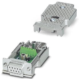 Connecteur mâle SUB-D, 9 pôles, arrivée axiale du câble - SUBCON-PLUS-CAN/AX-Lire la description