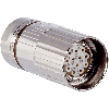 M23 Fem Droit 9p; Blindé; Bornes à souder, Ø5,5-10.5mm - DOS-2309-G