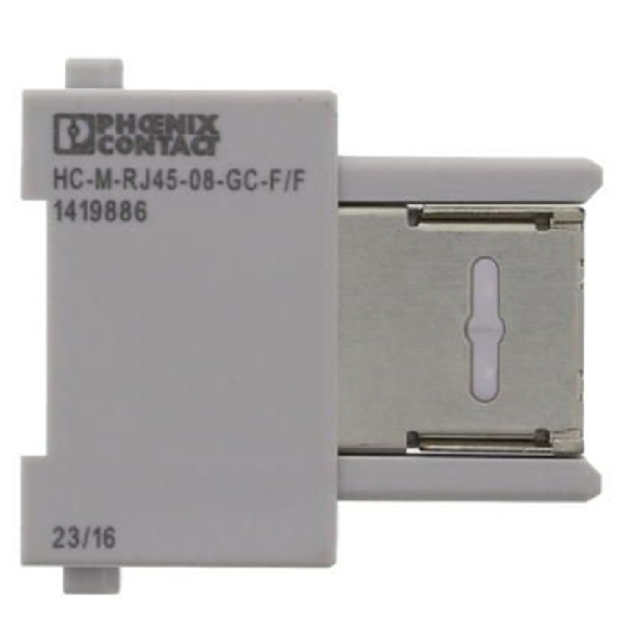 Module à élément de contact, inverseur de genre RJ45, femelle - HC-M-RJ45-08-GC-F/F Module à élément de contact, inverseur de genre RJ45, femelle - HC-M-RJ45-08-GC-F/F-Lire la description