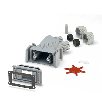 Jeu de connecteurs D-SUB , taille Shell 1, indice de protection IP67 - VS-09-SET-STD-Lire la description