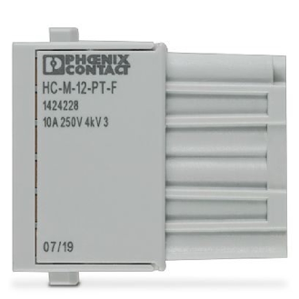Module 12 contacts de puissance femelle, Push-in, 250 V, 10 A - HC-M-12-PT-F-Lire la description