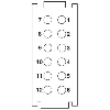 Module 12 contacts de puissance femelle, Push-in, 250 V, 10 A - HC-M-12-PT-F Module 12 contacts de puissance femelle, Push-in, 250 V, 10 A - HC-M-12-PT-F