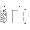 Module à élément de contact, 25 pôles, mâle - HC-M-25-CT-M Module à élément de contact, 25 pôles, mâle - HC-M-25-CT-M