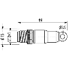 Résistance de terminaison Profibus, M12B Mâle Droit 4 pôles - 7000-14041-0000000
