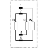 Résistance de terminaison Profibus, M12B Mâle Droit 4 pôles - 7000-14041-0000000