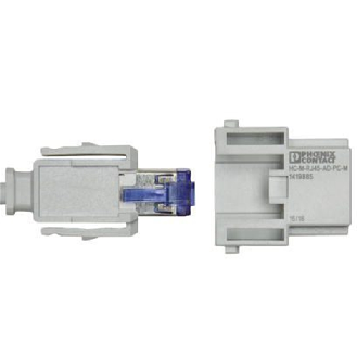 Module à élément de contact, RJ45, avec adaptateur pour câble - HC-M-RJ45-AD-PC-M-Lire la description