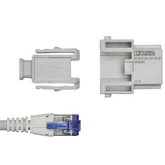 Module à élément de contact, RJ45, avec adaptateur pour câble - HC-M-RJ45-AD-PC-M-Lire la description