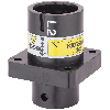 Powerlock; Embase en saillie; section: 50-120mm²; L2; Noir - 44420280 | EPIC POWERLOCK A6 S L2/BK BP M12 (1)