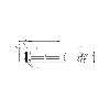 Passage de cloisons M12A Fem Droit 5p; Fils 5x0.25 2.0m - BCC M455-0000-1A-RM014-020 (BCC0E54)
