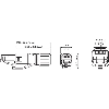 RJ45 Mâle Droit 4p; Bornes IDC 4-8mm², Ø4.5-8mm - STE-0J04-GZ RJ45 Mâle Droit 4p; Bornes IDC 4-8mm², Ø4.5-8mm - STE-0J04-GZ
