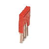 Pont enfichable, pas: 3,5 mm, nombre de pôles: 4, coloris: rouge - FBS 4-3,5 Pont enfichable, pas: 3,5 mm, nombre de pôles: 4, coloris: rouge - FBS 4-3,5