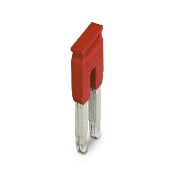 Pont enfichable, pas: 16 mm, Nombre de pôles : 2, coloris : rouge - FBS 2-16 Pont enfichable, pas: 16 mm, Nombre de pôles : 2, coloris : rouge - FBS 2-16-Lire la description